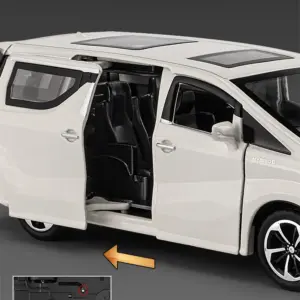 White 1:32 Diecast Alphard MPV Model by WELLY 11 S6c989f60f47d41918d9c53be86ce2466d