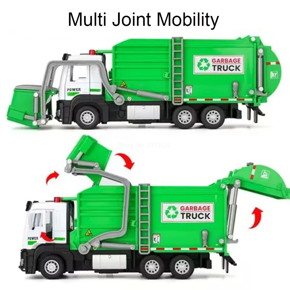 1:32 Scale Garbage Collection Truck Model 3 1:32 Scale Garbage Collection Truck Model - Image 3
