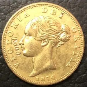 Vintage Queen Victoria 1 Sovereign Replica 5 S6cce8b5bac934f889f3ad7648d09d43aj