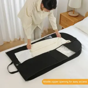 Portable Travel Garment Bag with Mesh Pockets 11 S6d2423d6930c4353b697057955a7351f0