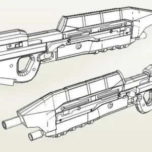 MA5D Sci-Fi Paper Model Kit 7 S6d2da55568854d27ae93a162d9622ae22
