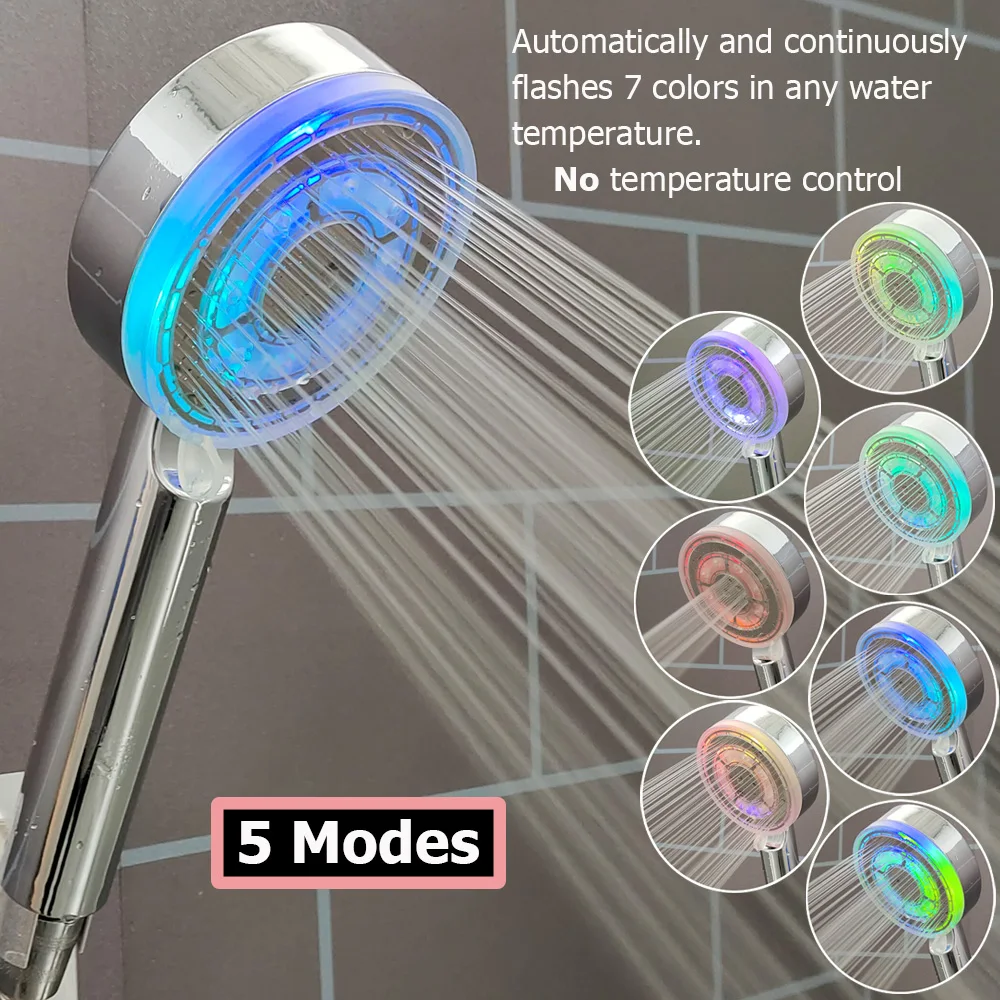 Color-Changing LED Shower Head with Mineral Filtration 10 Color-Changing LED Shower Head with Mineral Filtration - Image 10