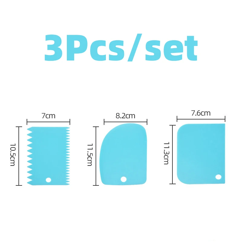 Bright Blue 3-Piece Cake Decorating Set 7 Bright Blue 3-Piece Cake Decorating Set - Image 7