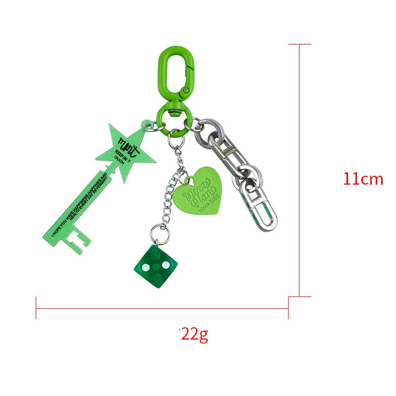 Colorful Zinc Alloy Keychains for Bags and Keys 4 Colorful Zinc Alloy Keychains for Bags and Keys - Image 4