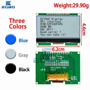 EGGO LCD12864-06D 128x64 Dot Matrix Display 10 S6de24fd766a840469fb4421ec0d5a00ai