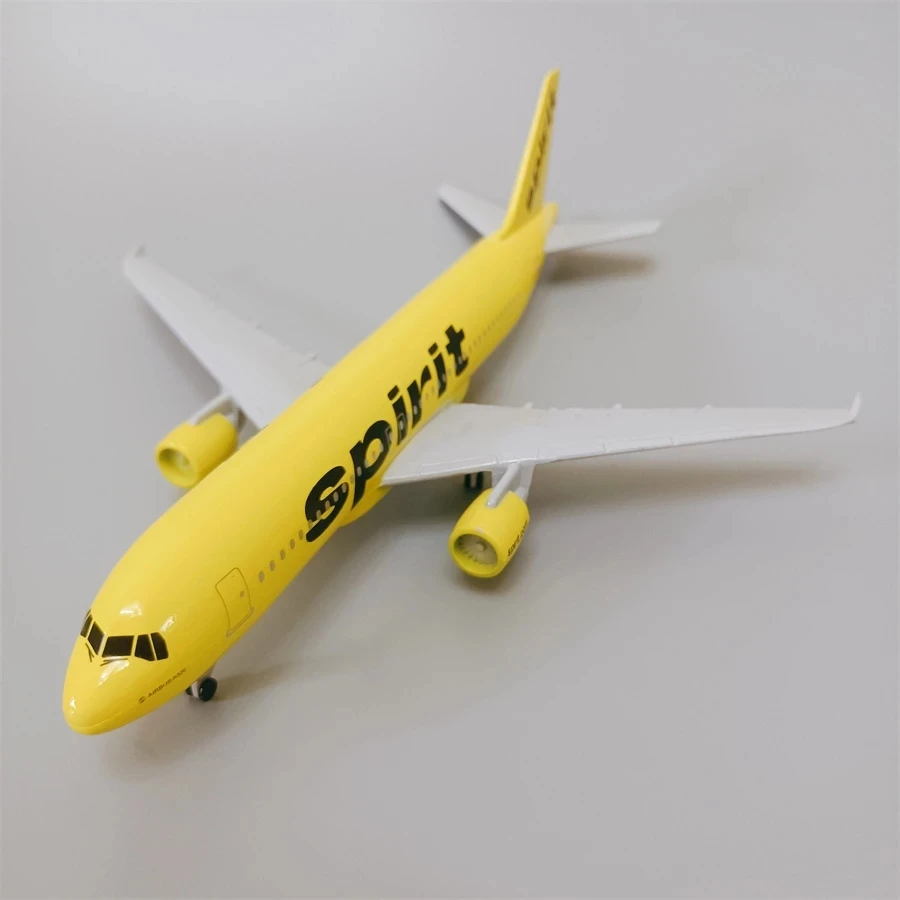 Spirit Airlines Airbus A320 Die-Cast Model 20cm 4 Spirit Airlines Airbus A320 Die-Cast Model 20cm - Image 4