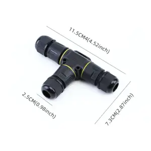 Waterproof T-Shaped Junction Box Set for Outdoor Applications 15 S6de6adabae0d4a958ce8fc75820c1e6eJ