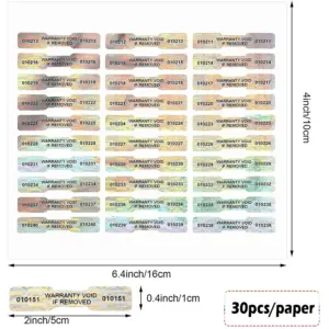 Holographic Security Label - Tamper-Proof Sticker 11 S6e0a9390d09240a9a4fd4744d9cd3714Y