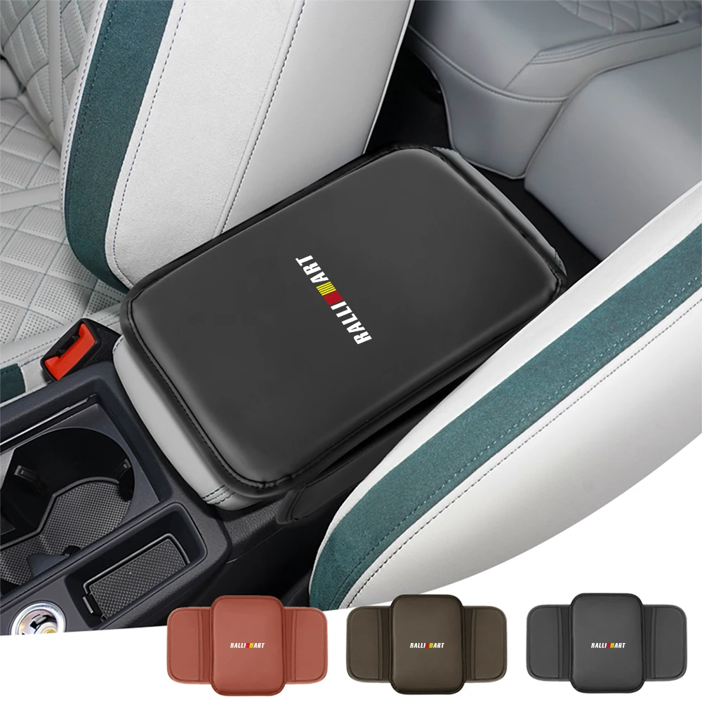 Mitsubishi Ralliart Console Cover in Synthetic Leather 2 Mitsubishi Ralliart Console Cover in Synthetic Leather - Image 2