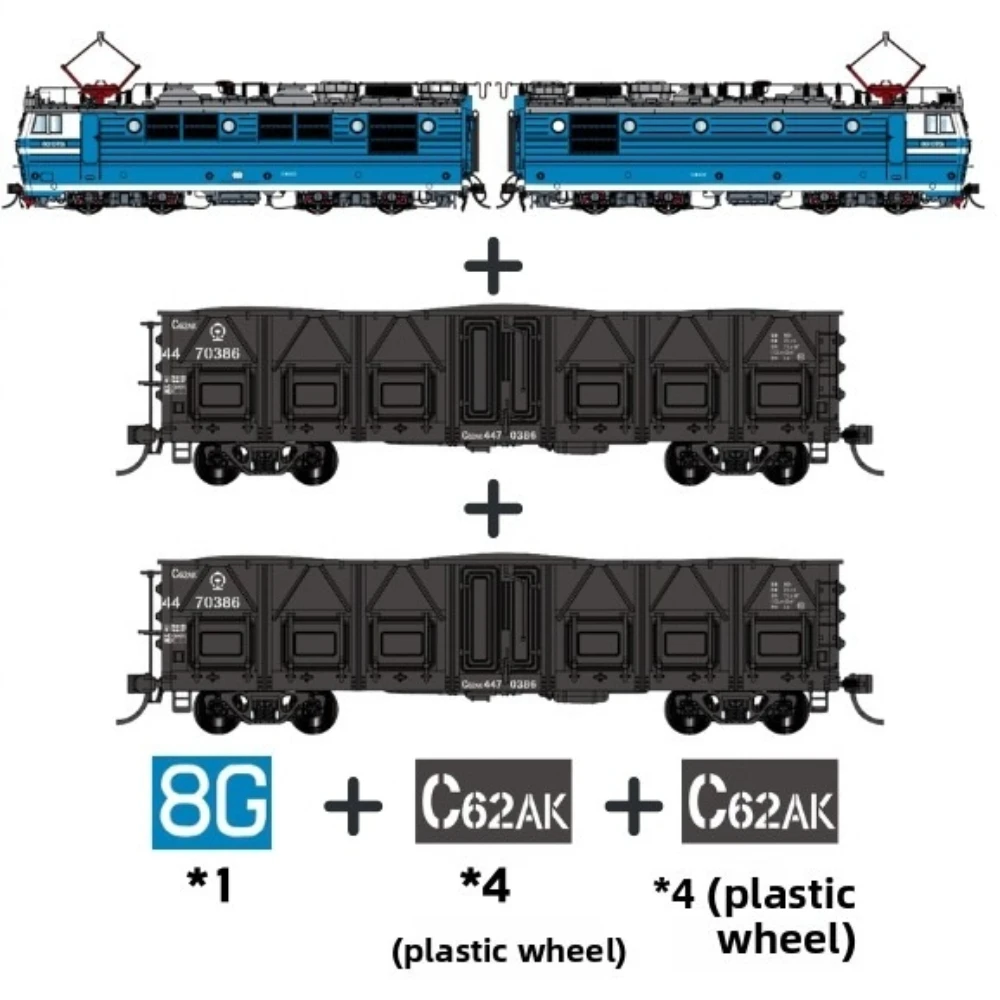 HO 1/87 Scale Model Train Set with Locomotive 7 HO 1/87 Scale Model Train Set with Locomotive - Image 7