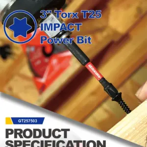 High-Impact T25 Torx Screwdriver Bit Set 14 S6e9da236d8fa415699b57e9b9258f918u