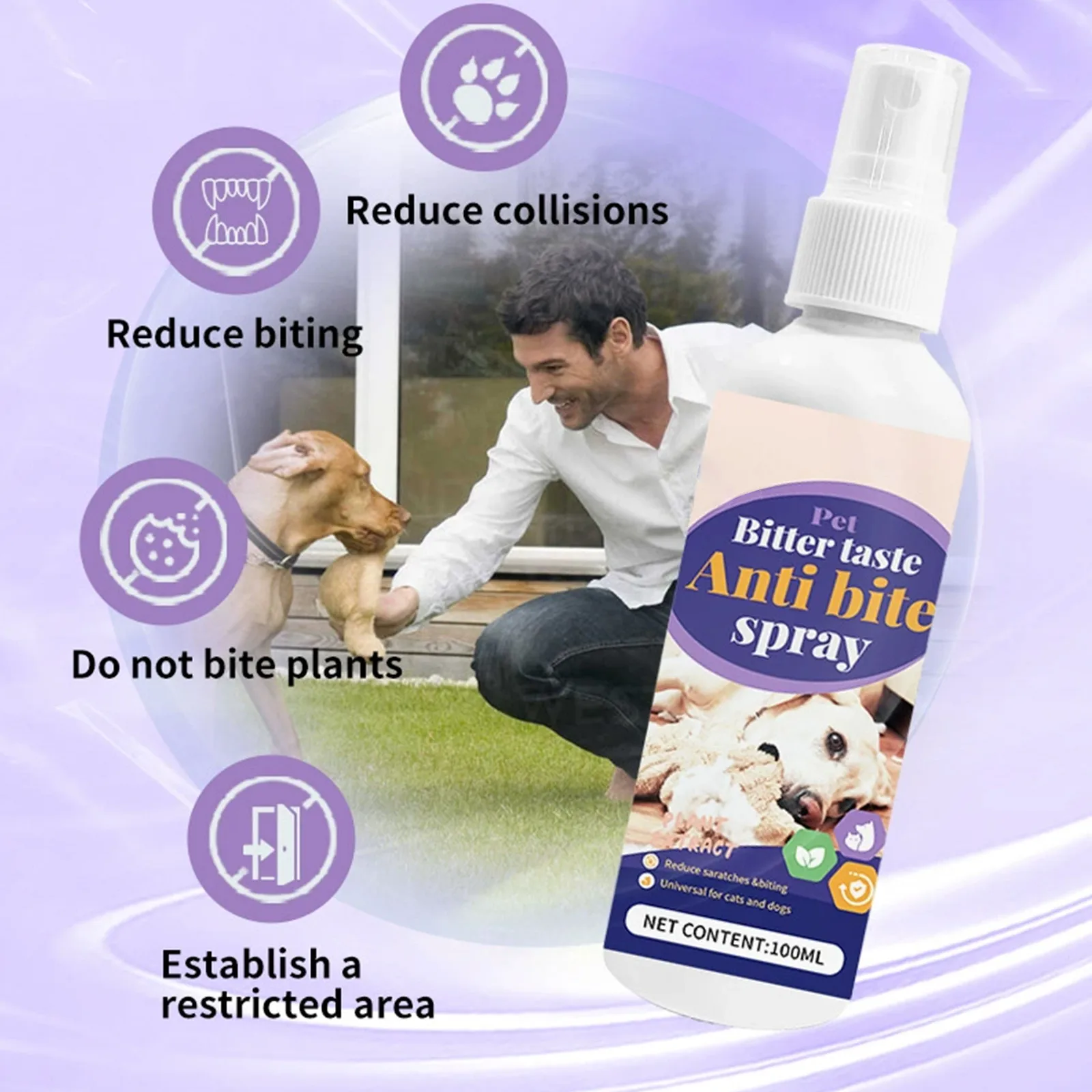 No Chew Pet Training Spray 100ML 2 No Chew Pet Training Spray 100ML - Image 2