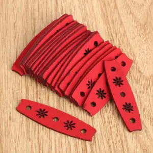 Red Microfiber Leather Slingshot Pouches Set 15 S6ed4dc922a9f4b1c81d48b653282b606r