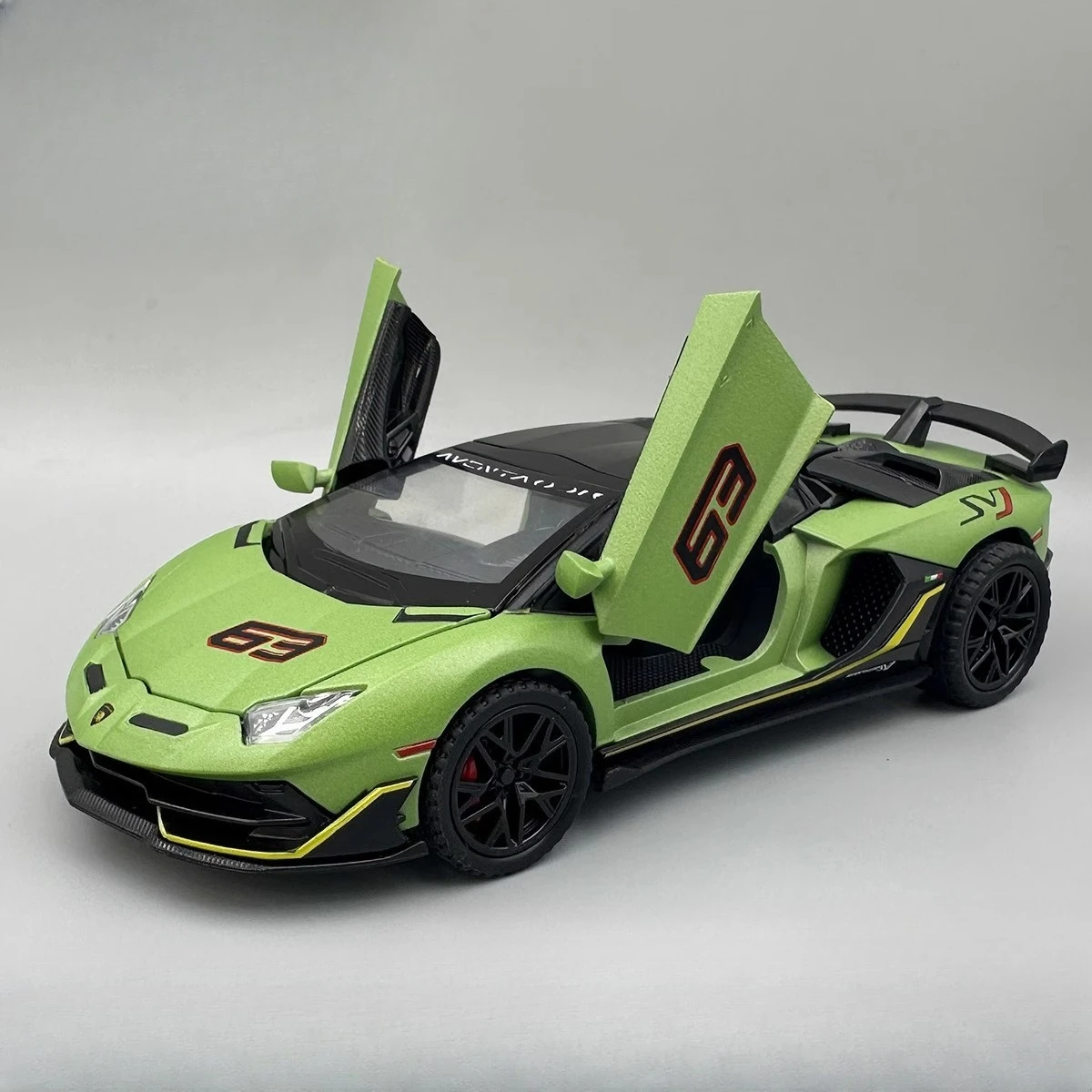 Vivid Yellow 1:32 Diecast SVJ 63 Model 8 Vivid Yellow 1:32 Diecast SVJ 63 Model - Image 8