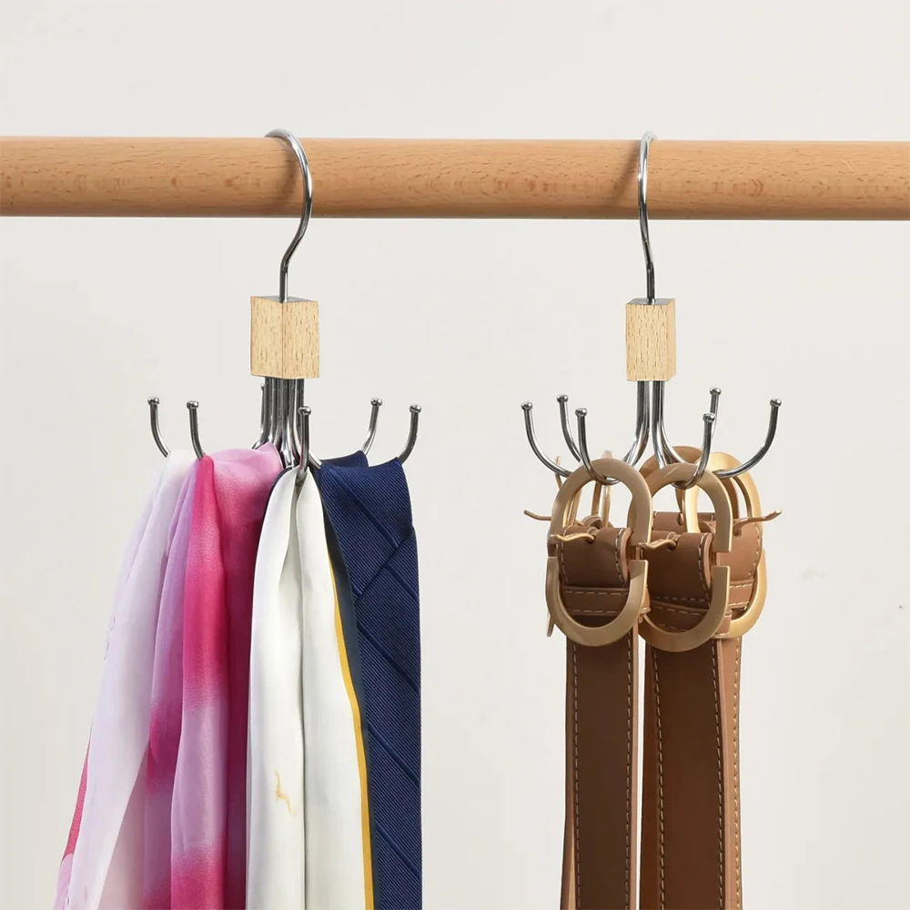 Modern Stainless Steel Rotatable Closet Hanger 4 Modern Stainless Steel Rotatable Closet Hanger - Image 4