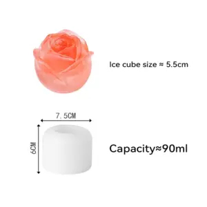 Elegant Rose-Shaped Ice Mold for Drinks 12 S6f0c1fe81a1c47099d541d4ba3286af6c