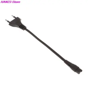 European Power Cord 12.3cm Dual-Hole Black 10 S6f16c4dbac0d4bf49b22f3b52b515a11A