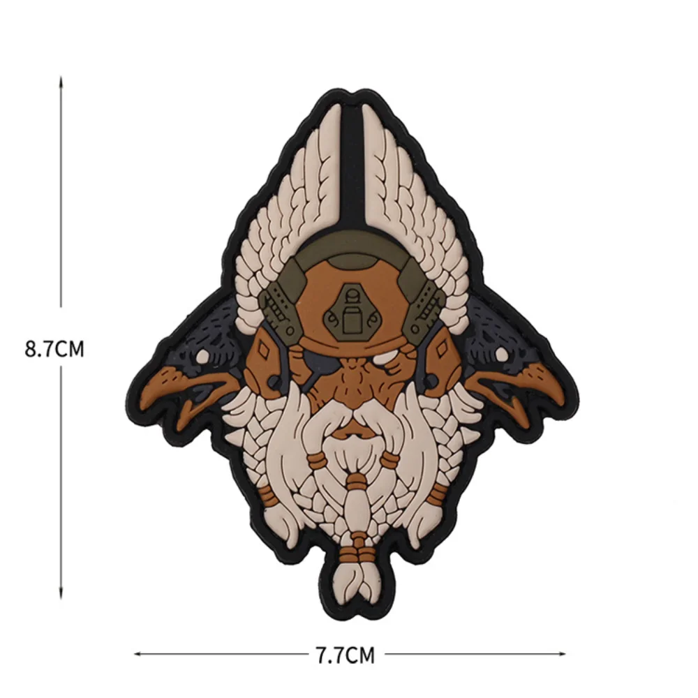 Viking-Inspired PVC Patch with Glow Effect 4 Viking-Inspired PVC Patch with Glow Effect - Image 4