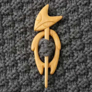 Wooden Brooch with Animal Motifs 13 S6f49808565504959af06cb0200b93b09n