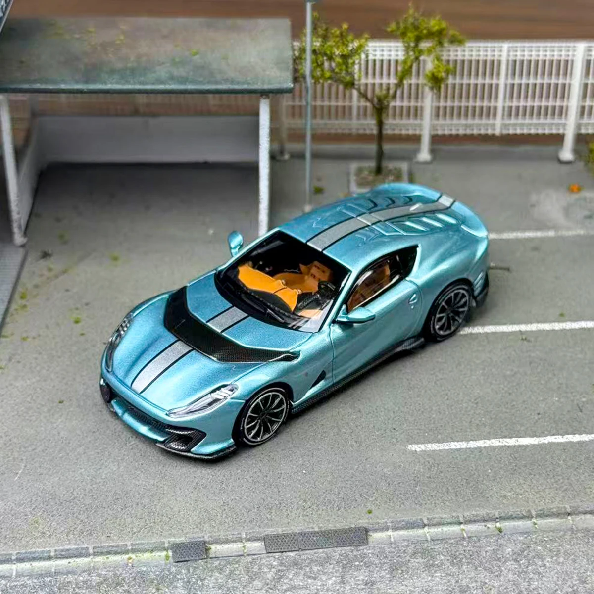 Purple TOC Fuleme 812C Scale Model Car 7 Purple TOC Fuleme 812C Scale Model Car - Image 7