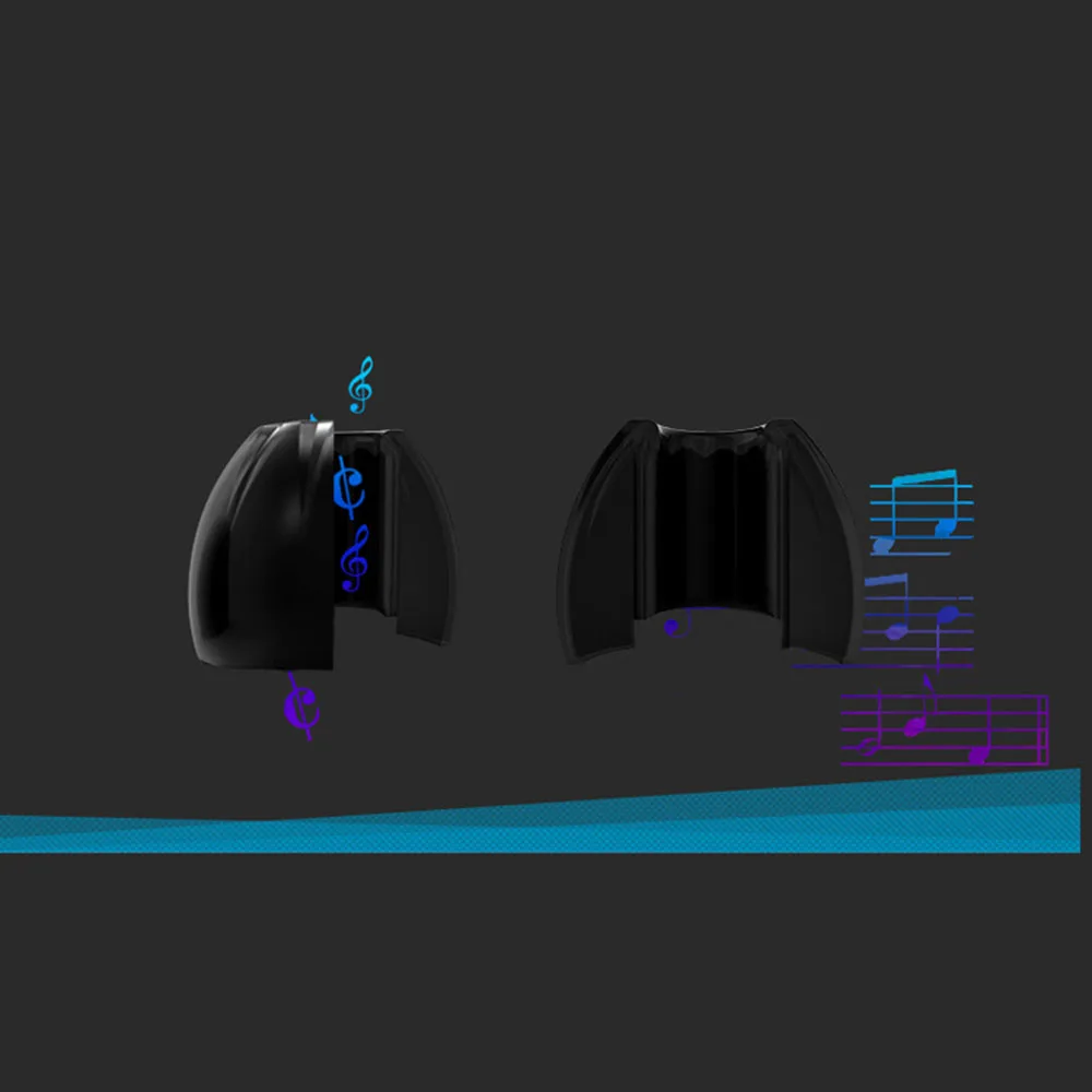 Silicone Earcaps for KZ, Airdots & AKG Headphones 6 Silicone Earcaps for KZ, Airdots & AKG Headphones - Image 6