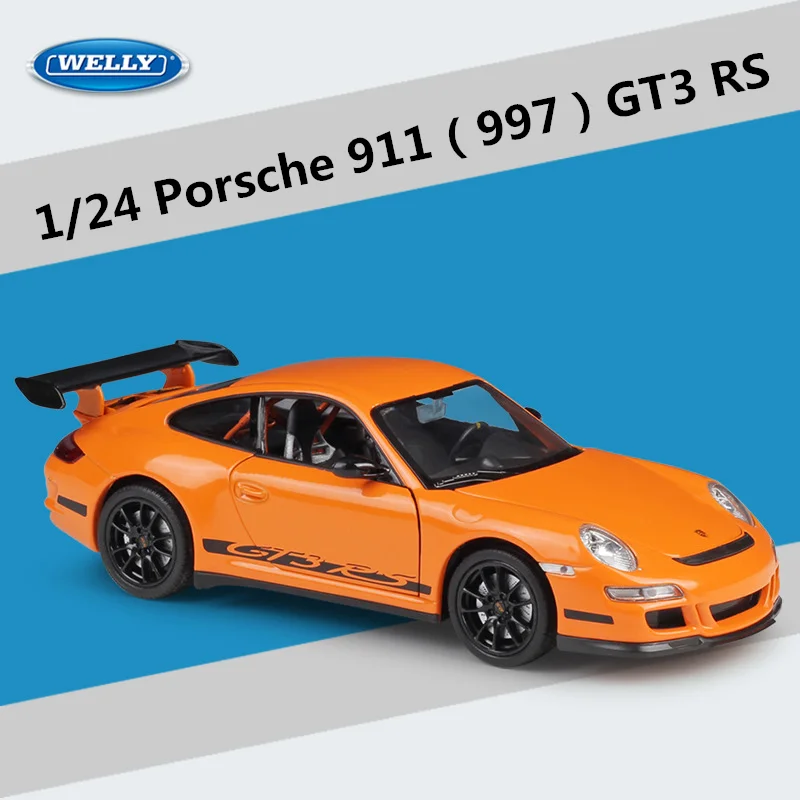 WELLY 1:24 Porsche 911 GT3 RS Diecast Model 2 WELLY 1:24 Porsche 911 GT3 RS Diecast Model - Image 2