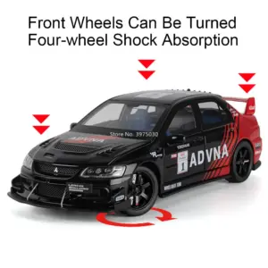 Mitsubishi EVO 1:32 Scale Model Car 10 S6fcd62978e604e62acde1b9b066018e4x