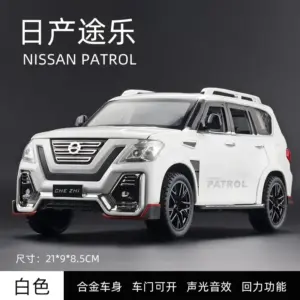 Black Nissan Patrol Cross Country Diecast Model 1:24 Scale 13 S6fd06ae248c947629b03926325639e86Y