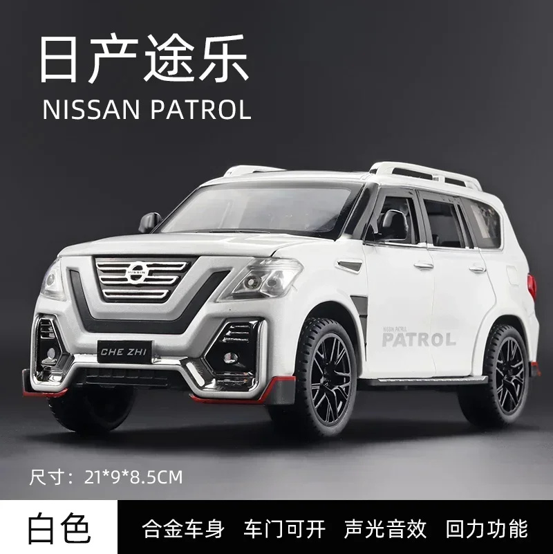 Black Nissan Patrol Cross Country Diecast Model 1:24 Scale 7 Black Nissan Patrol Cross Country Diecast Model 1:24 Scale - Image 7