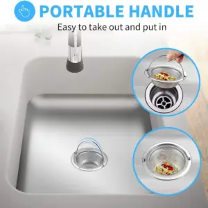 Stainless Steel Sink Filter - 3-inch Diameter 14 S6fec85a92d404abcbab8565d9c28a01eq