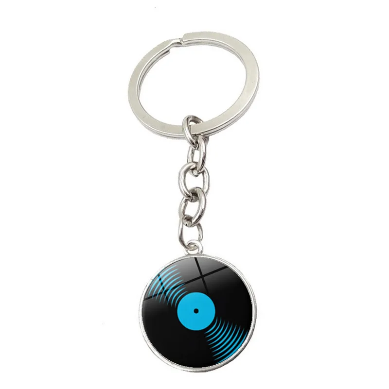 Vinyl Record Keychain with Red Label 4 Vinyl Record Keychain with Red Label - Image 4