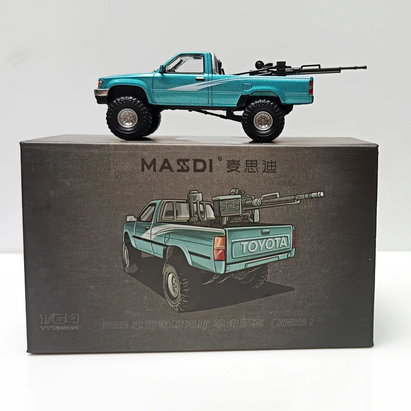 1/64 Scale Toyota HiLux 1995 Diecast Model 4 1/64 Scale Toyota HiLux 1995 Diecast Model - Image 4