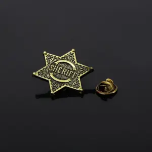 Western Hexagon Star Sheriff Badge Accessory 9 S702afa33749342689dd0f541470e0cf0Q