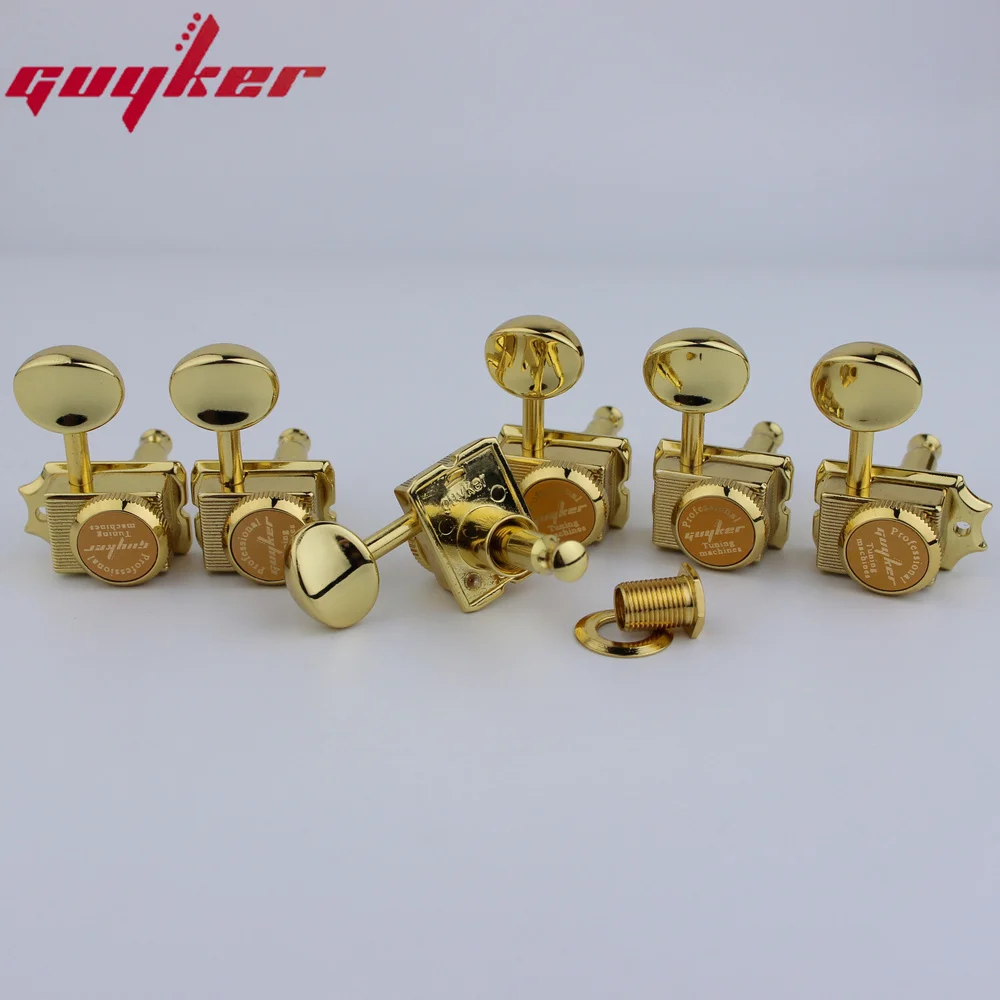 Vintage Gold Locking Tuners for Electric Guitar 4 Vintage Gold Locking Tuners for Electric Guitar - Image 4