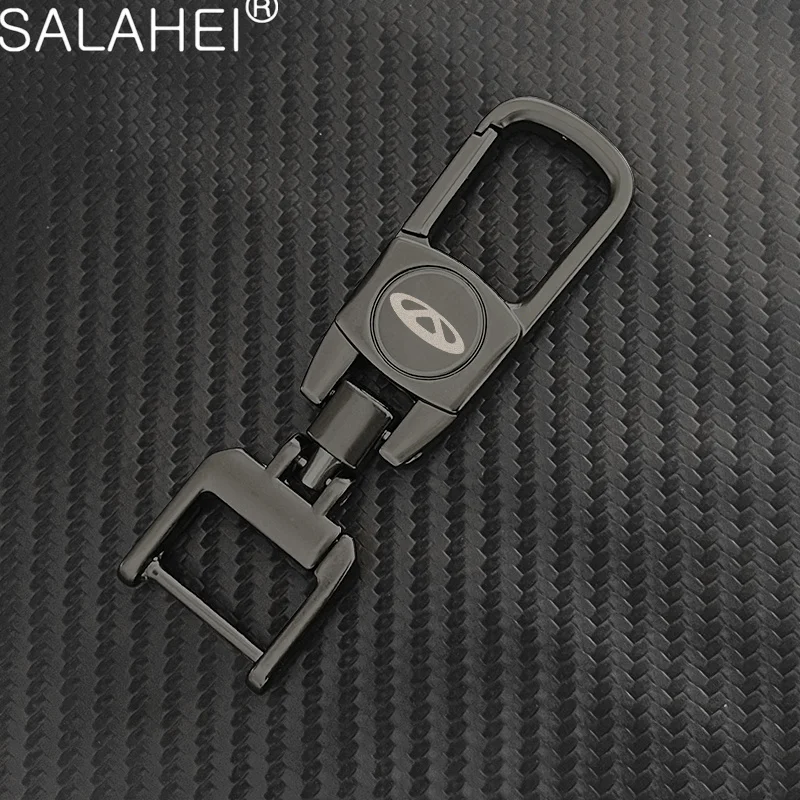 Sophisticated Black Alloy Car Keychain 5 Sophisticated Black Alloy Car Keychain - Image 5