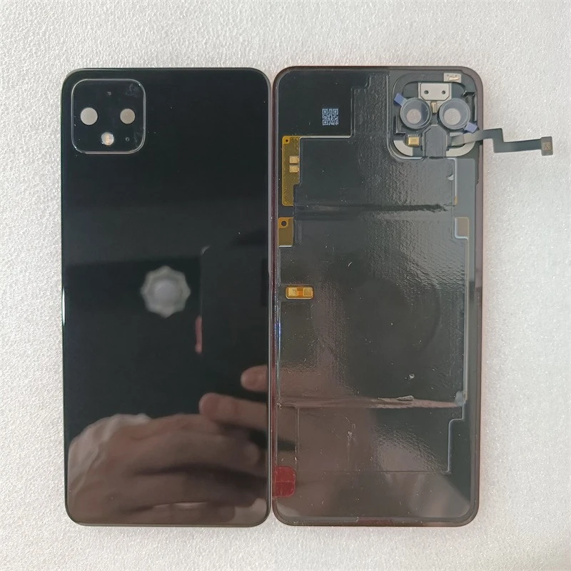 Pixel 4XL Replacement Glass Back Cover in Black 2 Pixel 4XL Replacement Glass Back Cover in Black - Image 2
