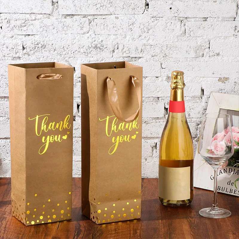 Elegant Kraft Gift Bags with Handles 4 Elegant Kraft Gift Bags with Handles - Image 4