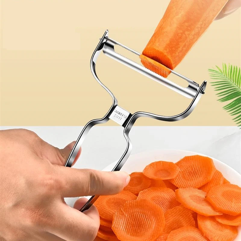 Stainless Steel Cabbage Peeler with Ergonomic Handle 3 Stainless Steel Cabbage Peeler with Ergonomic Handle - Image 3