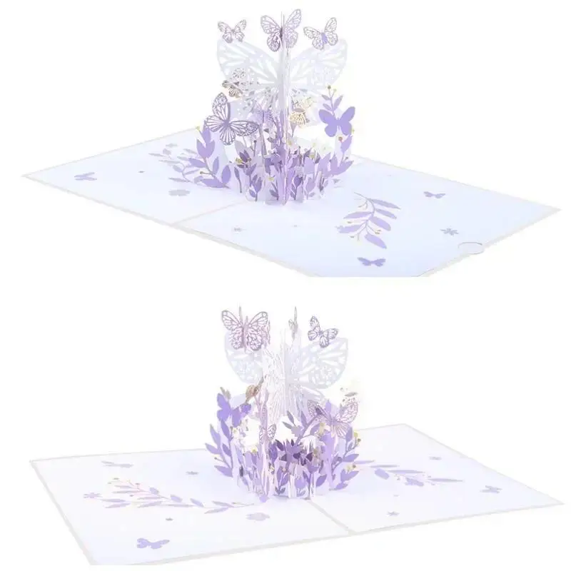 Elegant Butterfly Greeting Card Envelope 15x20 cm 4 Elegant Butterfly Greeting Card Envelope 15x20 cm - Image 4