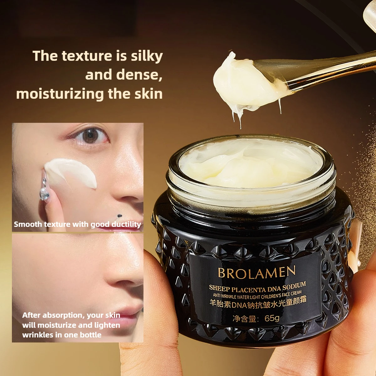 Luxury Brolamen Sheep Placenta DNA Anti-Wrinkle Face Cream 6 Luxury Brolamen Sheep Placenta DNA Anti-Wrinkle Face Cream - Image 6