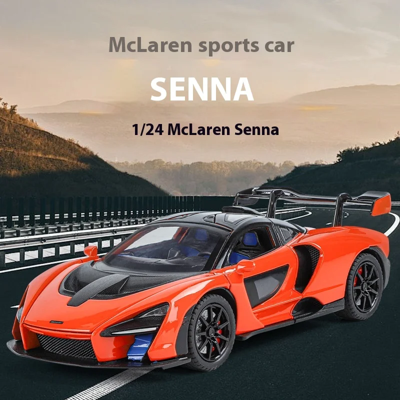 White McLaren Senna 1:24 Diecast Model 3 White McLaren Senna 1:24 Diecast Model - Image 3