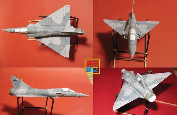 Phantom 2000 Fighter Paper Model 23cm 2 Phantom 2000 Fighter Paper Model 23cm - Image 2