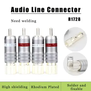 Gold-Plated RCA Connectors with Lotus Head Design 19 S70deb9956eb540ab916cb80cbe2b53cam