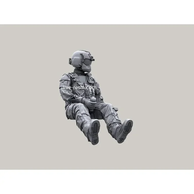 Modern American Pilot Resin Model 1/35 Scale 3 Modern American Pilot Resin Model 1/35 Scale - Image 3