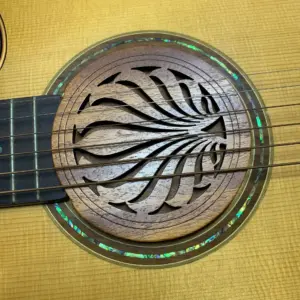 Mahogany Soundhole Cover for 40/41 Inch Guitars 12 S710edf6dfb0a4387b3f0497d25a684fdj