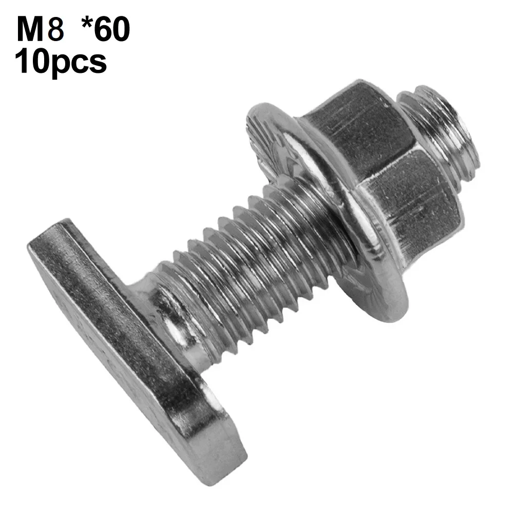 High-Quality Stainless Steel T-Type Screws 10pcs 2 High-Quality Stainless Steel T-Type Screws 10pcs - Image 2