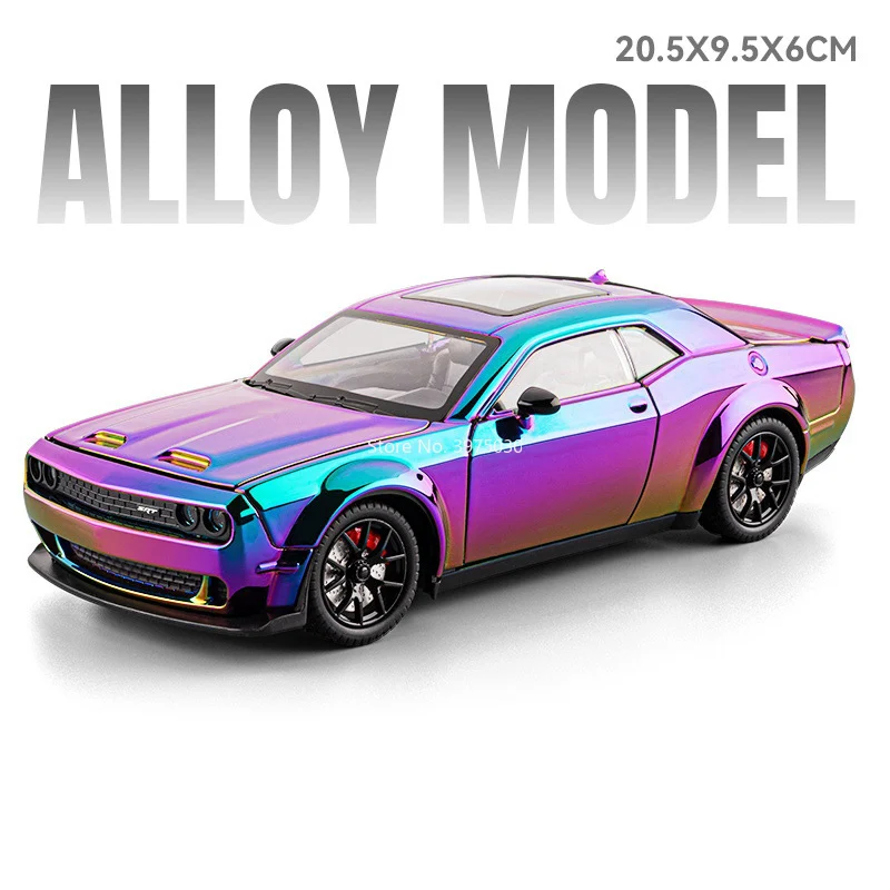 Rainbow Finish Diecast Dodge Challenger SRT Hellcat Model 7 Rainbow Finish Diecast Dodge Challenger SRT Hellcat Model - Image 7