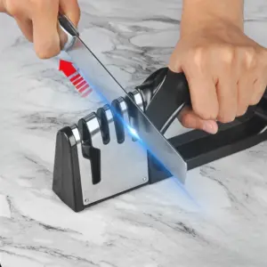 Four-Stage Diamond Sharpener for Tools