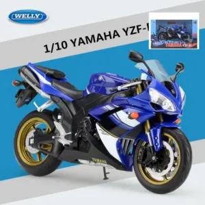 Yamaha YZF-R1 1:10 Diecast Motorcycle Model 15 S71a239e2b2bb4dbcb38c4cd000a23d82a