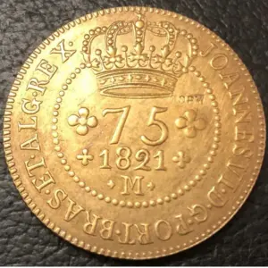 Vintage Copper Brazil Coin Replica 1840 Era 5 S71aa93825c224283866e9fa748ee5a4fE
